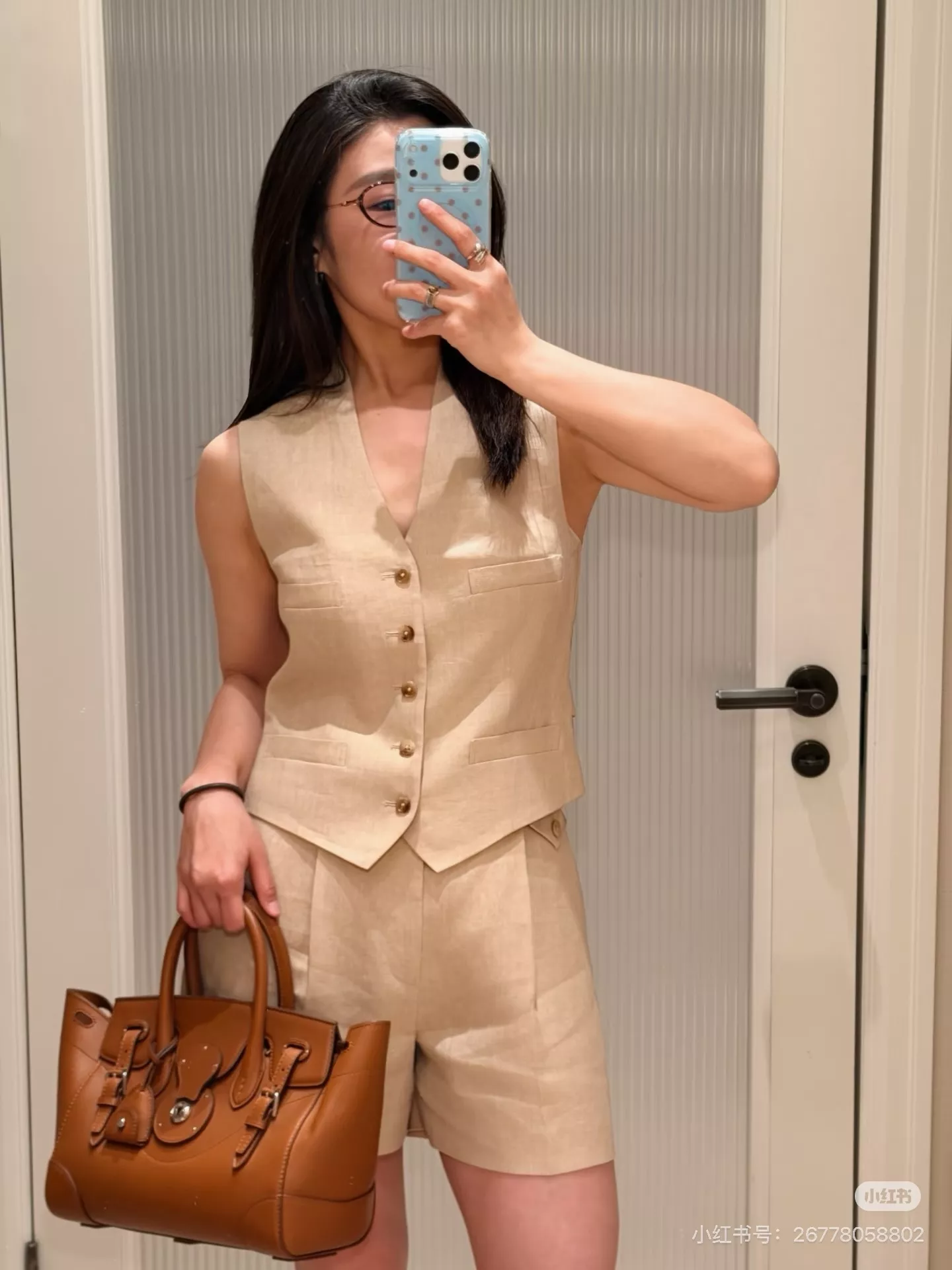 랄프로렌 여성 린넨 쇼트 팬츠 상세 이미지 48