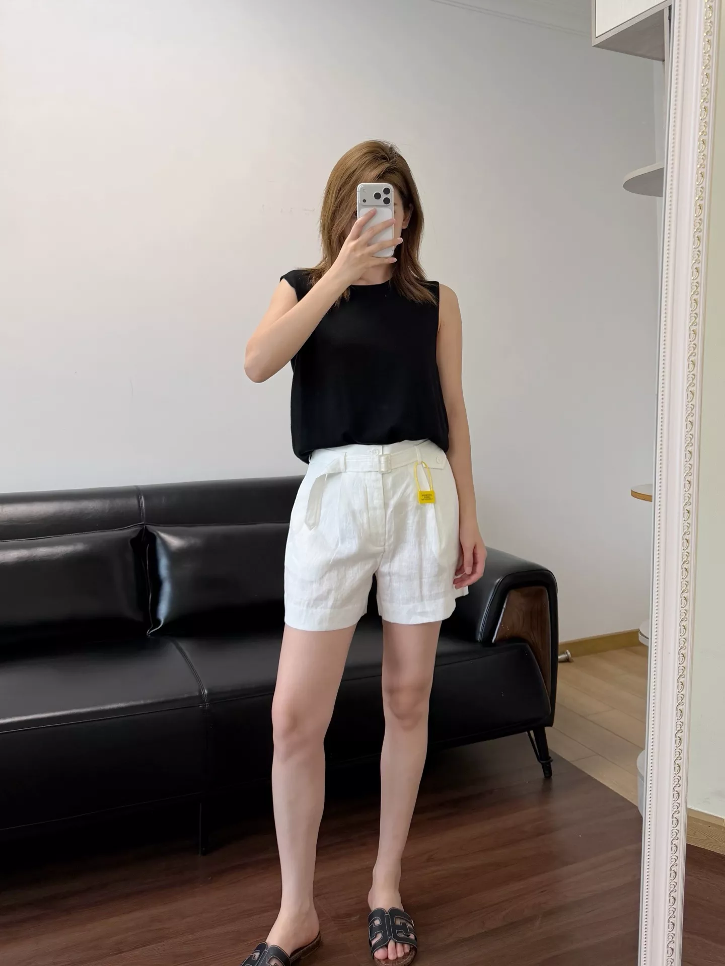 랄프로렌 여성 린넨 쇼트 팬츠 상세 이미지 36