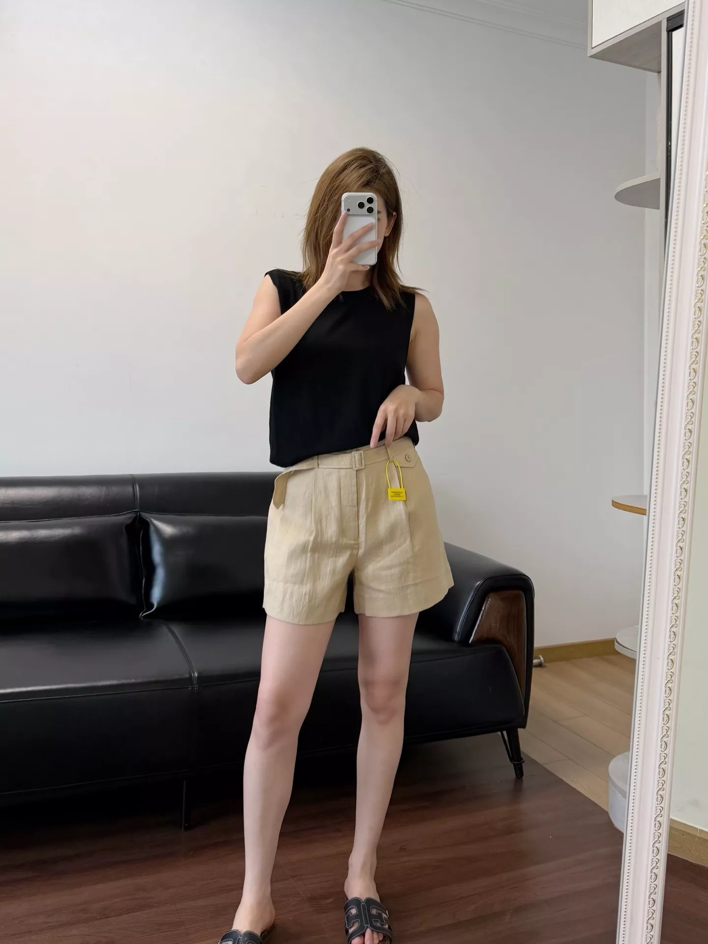 랄프로렌 여성 린넨 쇼트 팬츠 상세 이미지 32