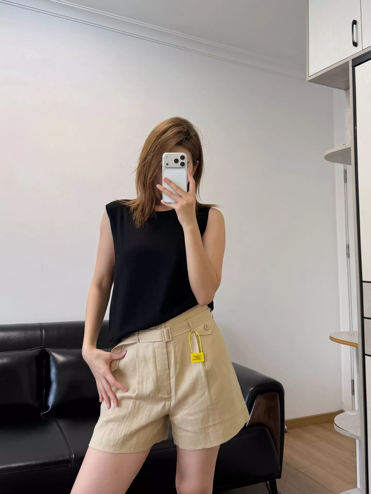 랄프로렌 여성 린넨 쇼트 팬츠 상세 이미지 30