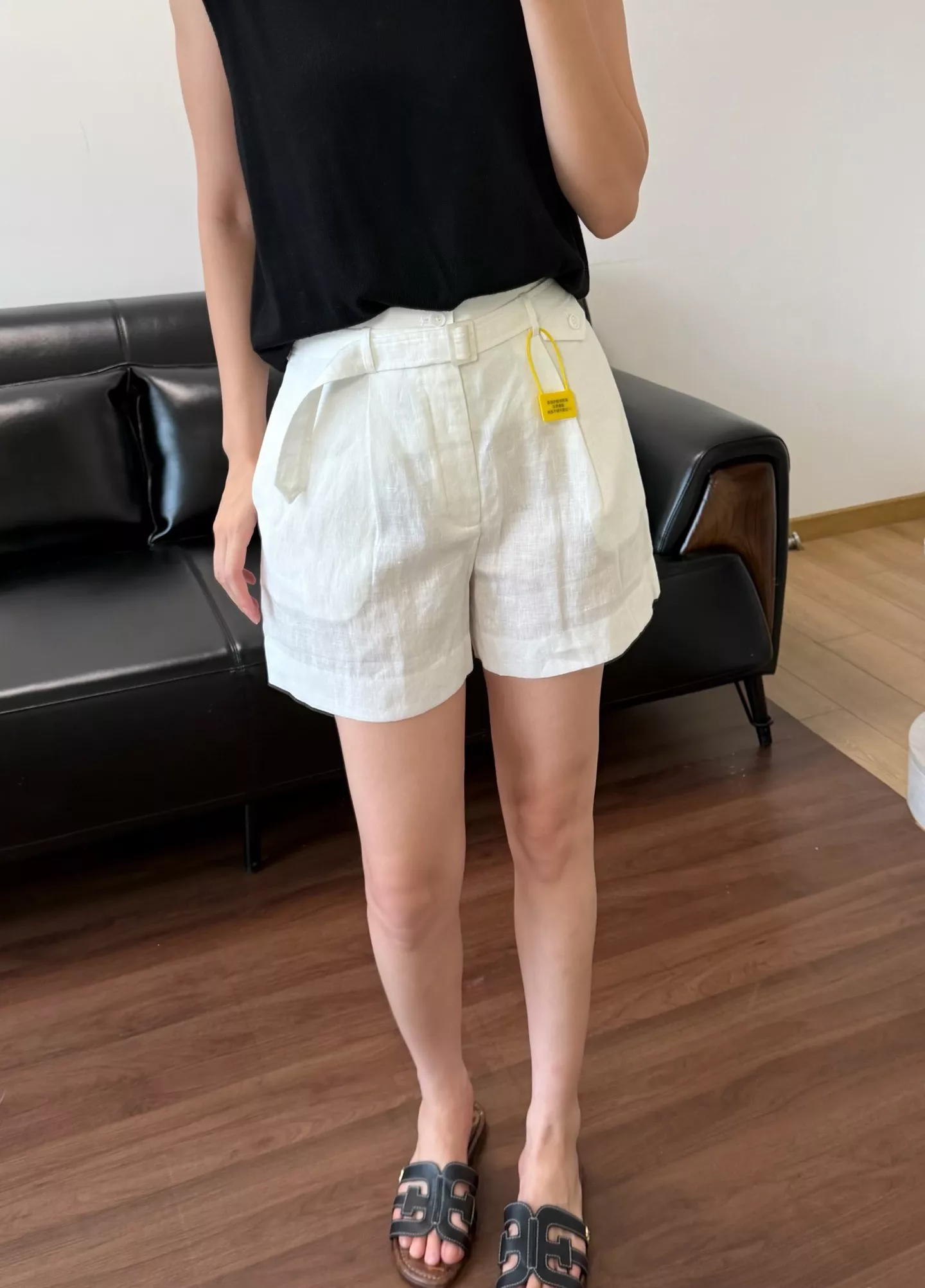 랄프로렌 여성 린넨 쇼트 팬츠 상세 이미지 38