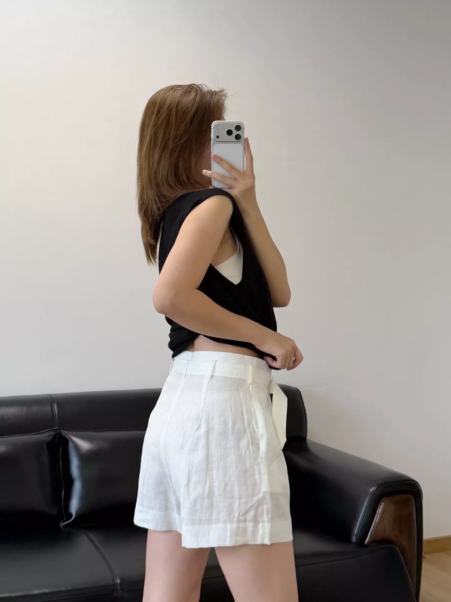 랄프로렌 여성 린넨 쇼트 팬츠 상세 이미지 39