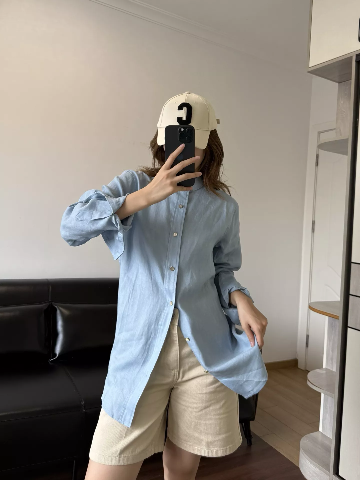 로로피아나 린넨 긴소매 셔츠 상세 이미지 30