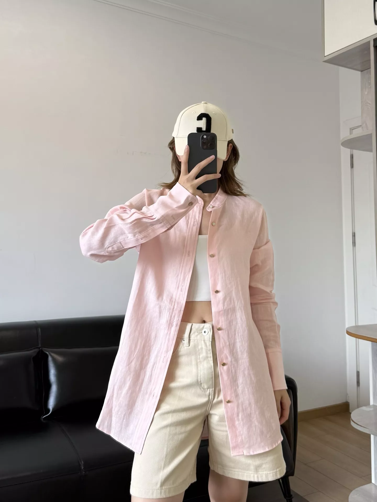 로로피아나 린넨 긴소매 셔츠 상세 이미지 35
