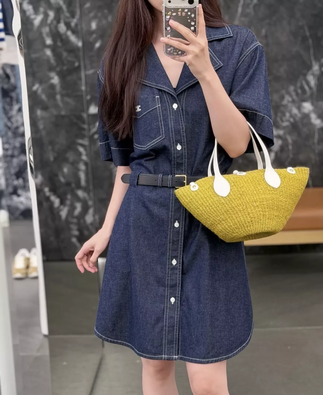 셀린느 데님 셔츠 원피스 상세 이미지 18