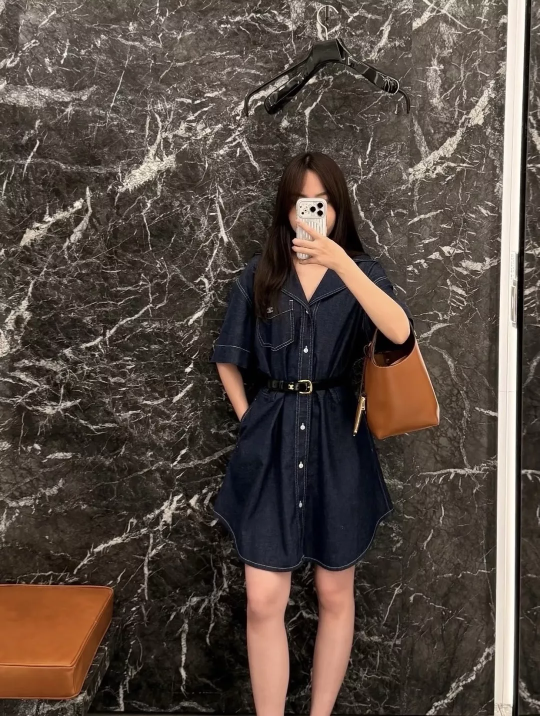 셀린느 데님 셔츠 원피스 상세 이미지 15
