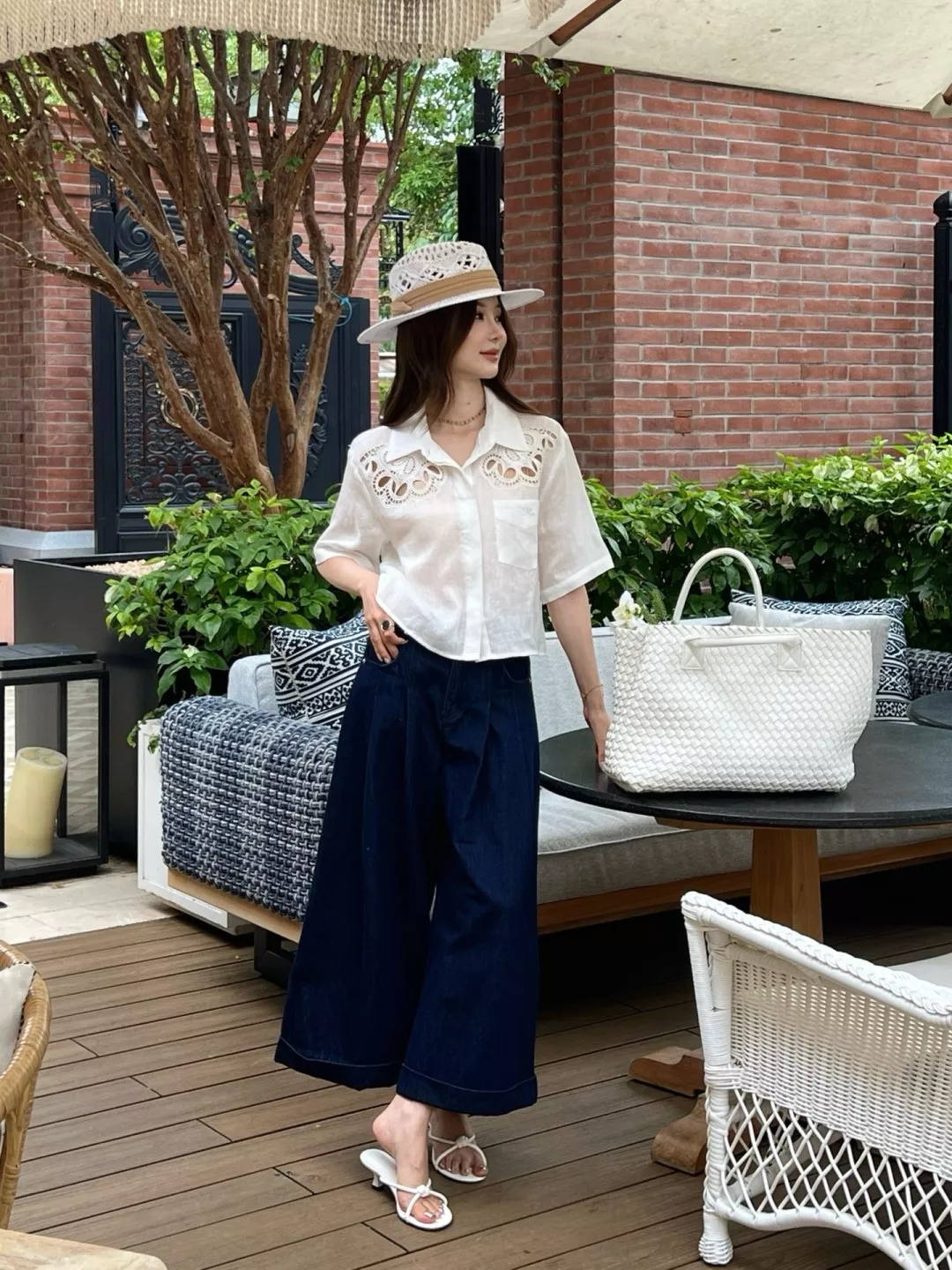 로에베 와이드 레그 데님 팬츠 상세 이미지 19
