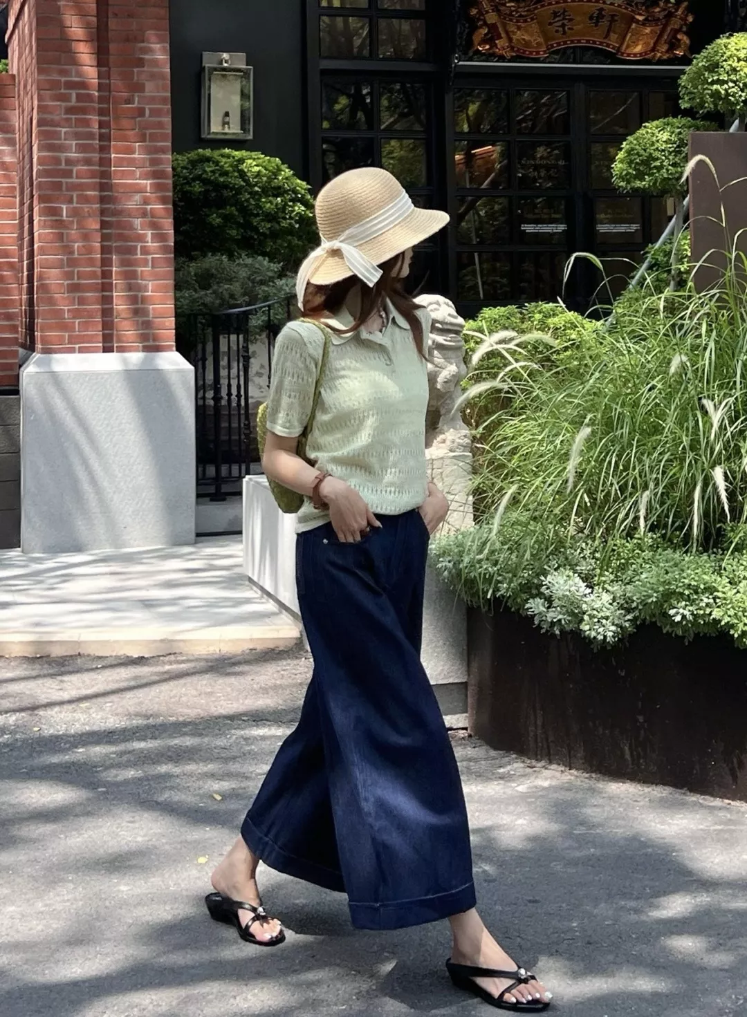 로에베 와이드 레그 데님 팬츠 상세 이미지 17