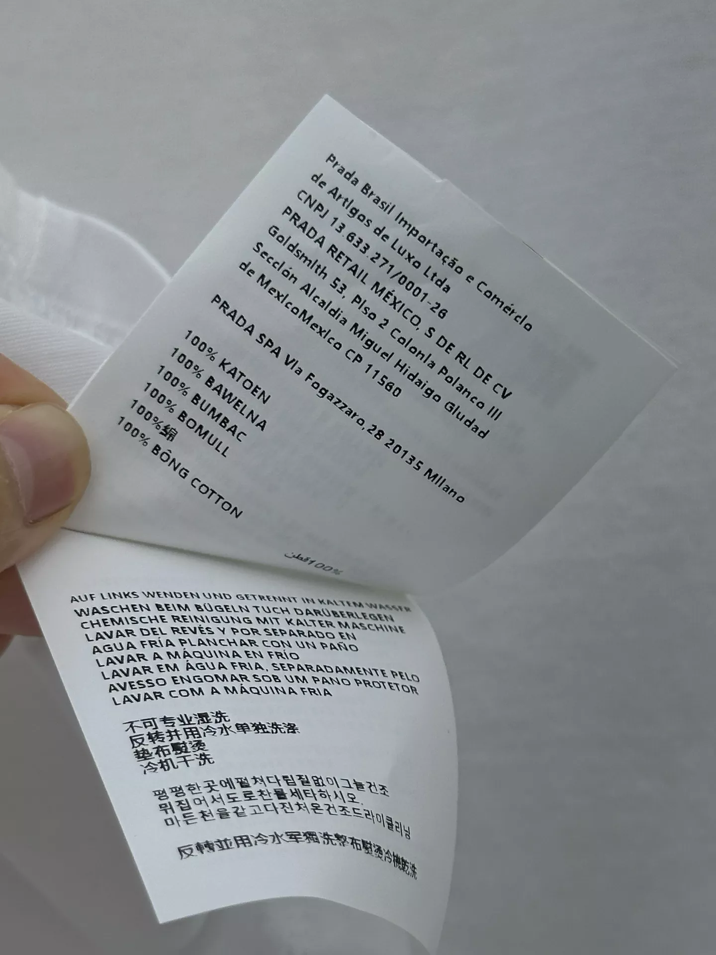 미우미우 로고 자수 포인트 라운드넥 반소매 티셔츠 상세 이미지 18