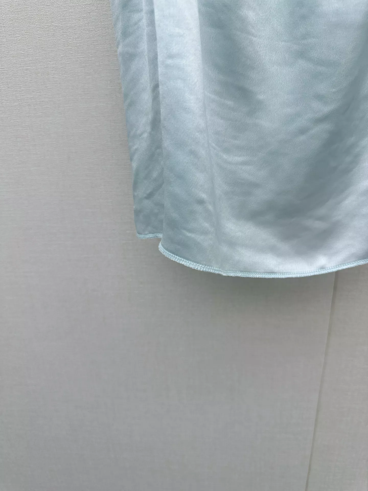 미우미우 아세테이트 레이스 민소매 탑 스커트 세트 상세 이미지 15