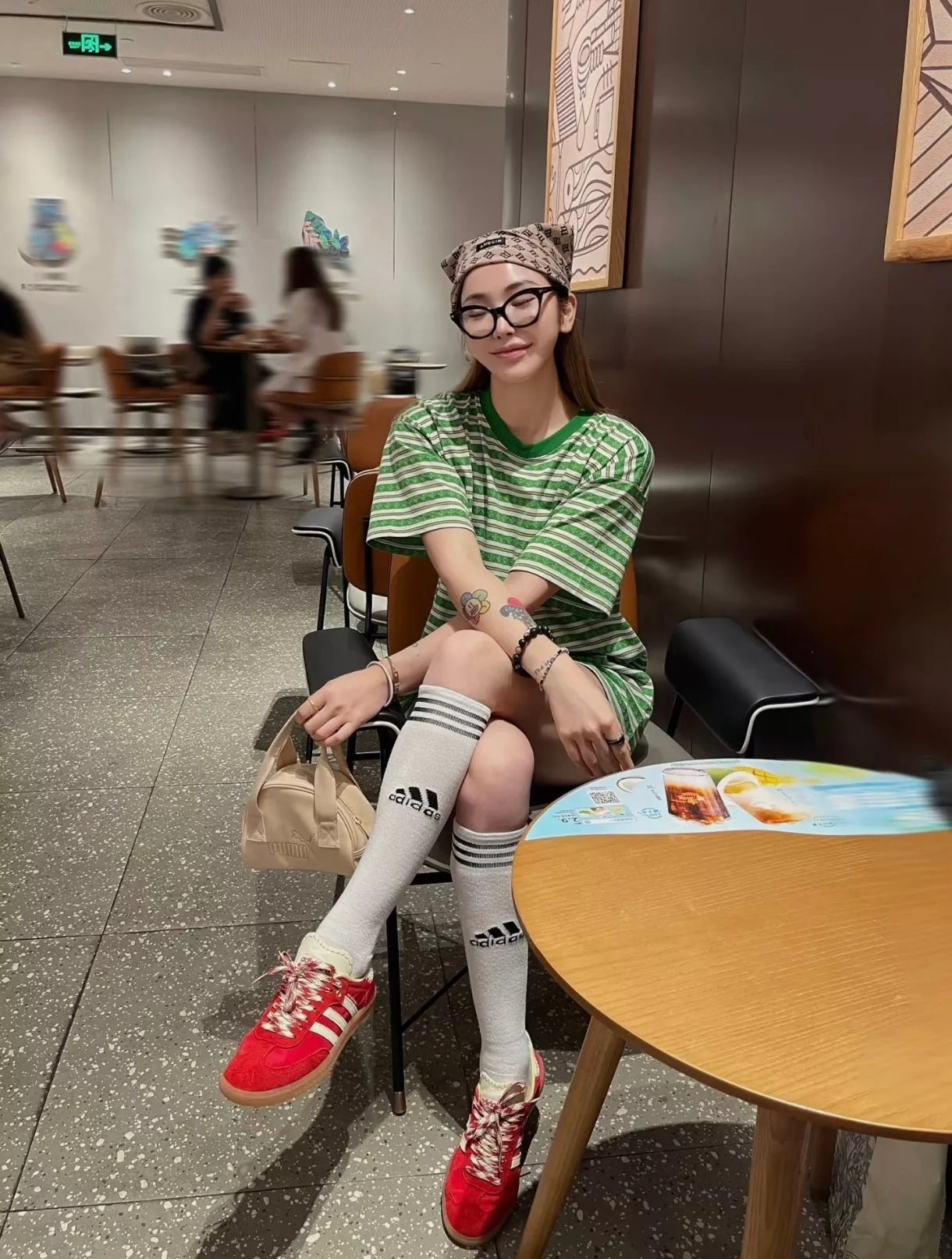 크롬하츠 크로스 스트라이프 반소매 티셔츠 상세 이미지 11