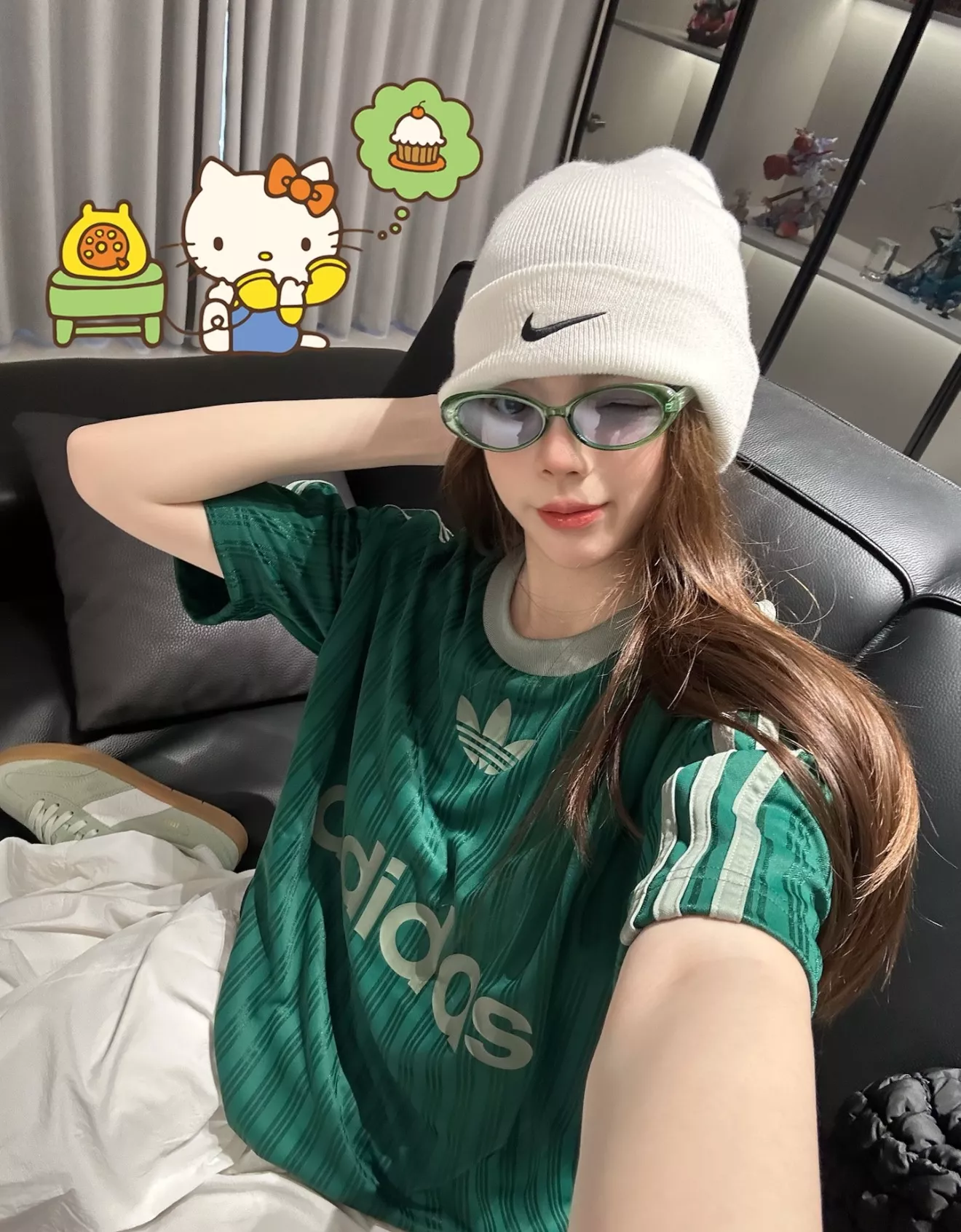 아디다스 삼선 레터링 프린트 반소매 티셔츠 상세 이미지 12