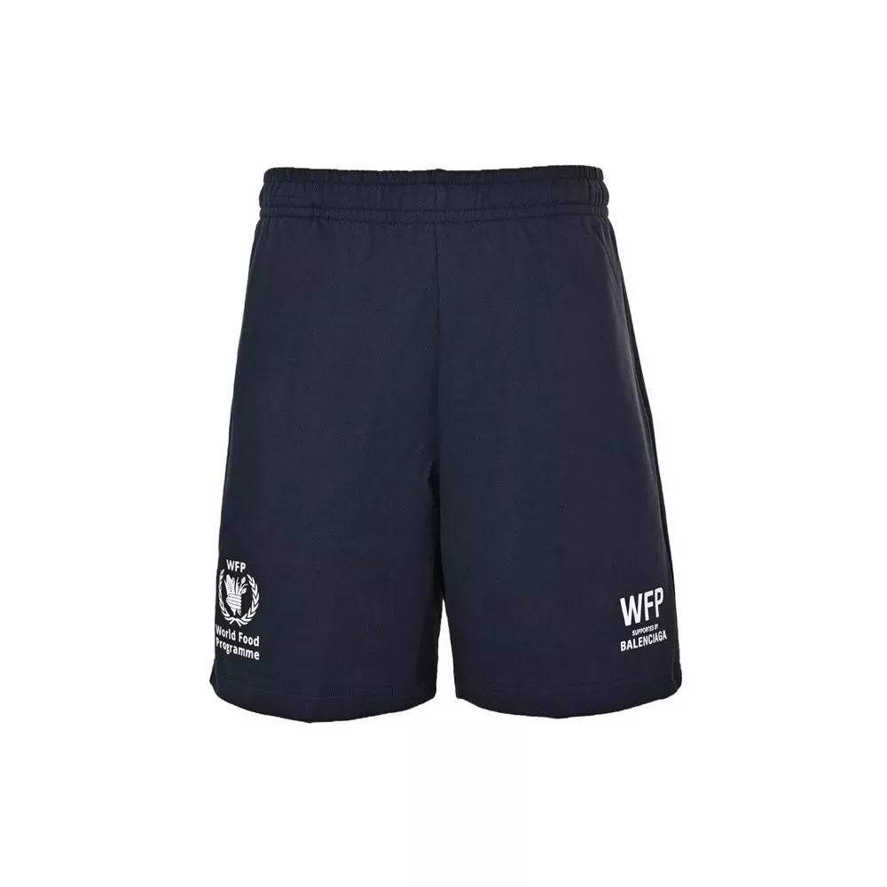 발렌시아가 WFP 프린트 쇼트 팬츠