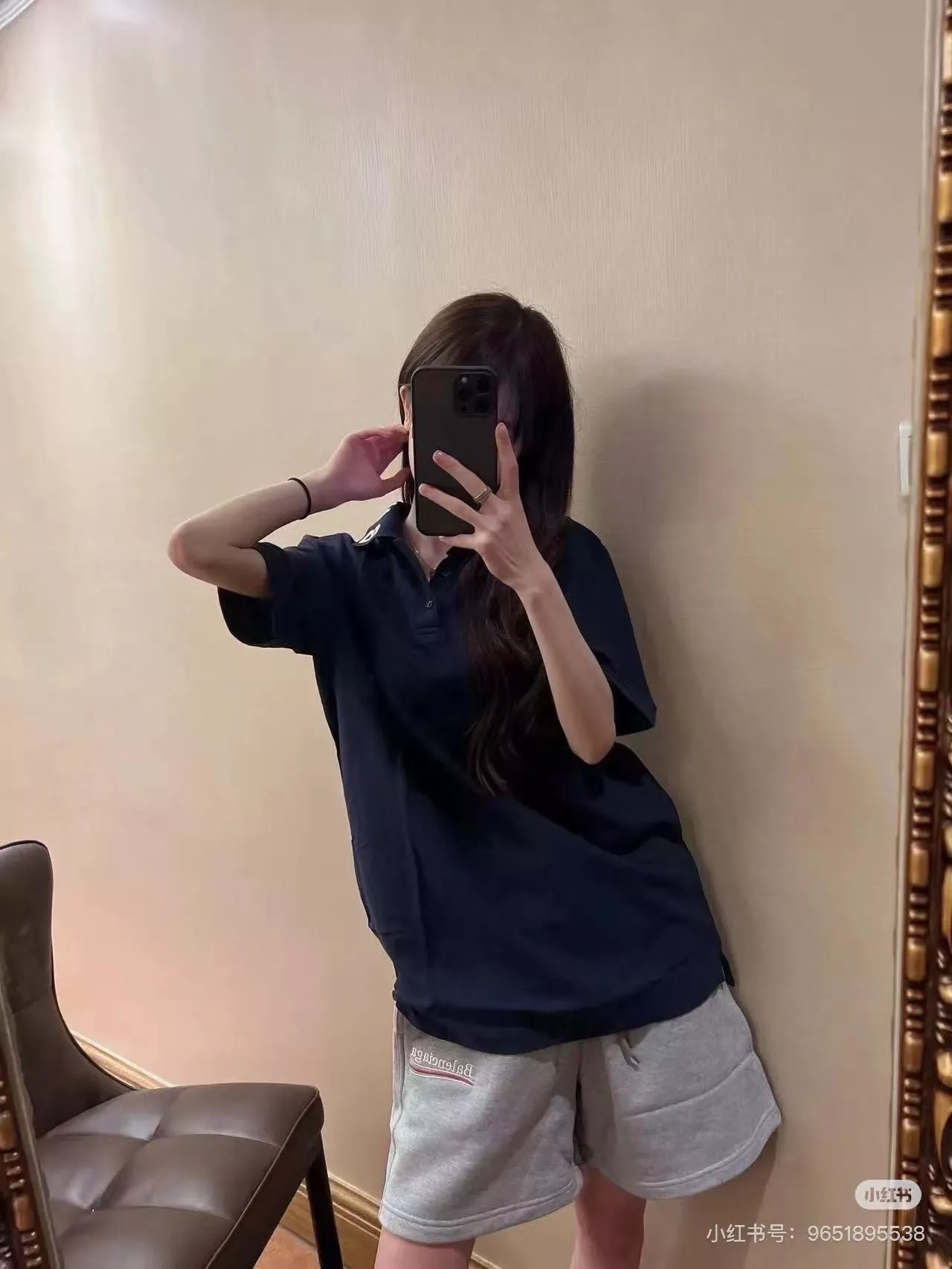 발렌시아가 클래식 자수 하프 팬츠 상세 이미지 15