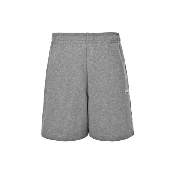 발렌시아가 클래식 자수 하프 팬츠