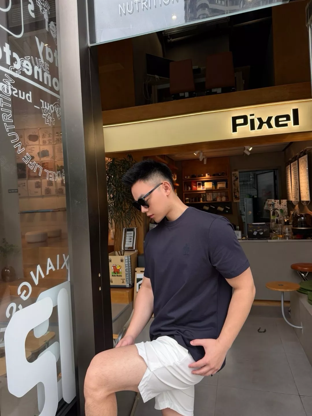 몽클레어 패치 로고 자수 반소매 티셔츠 상세 이미지 17