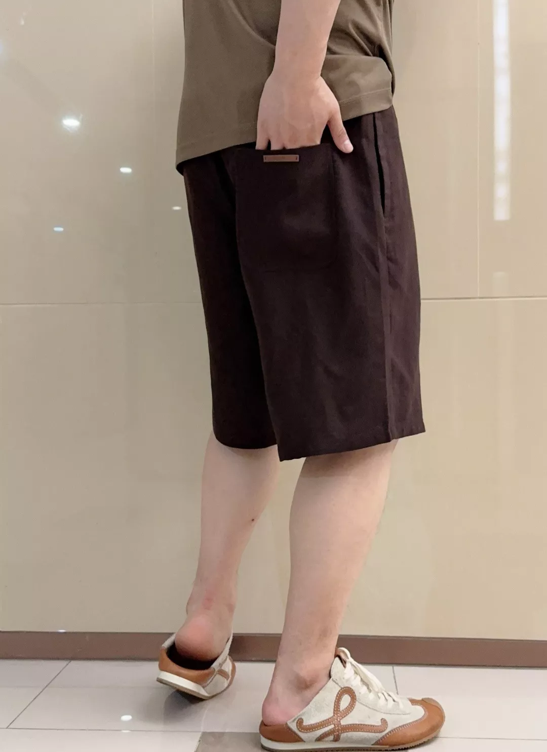 제냐 천사 린넨 혼방 드로스트링 하프 팬츠 상세 이미지 24