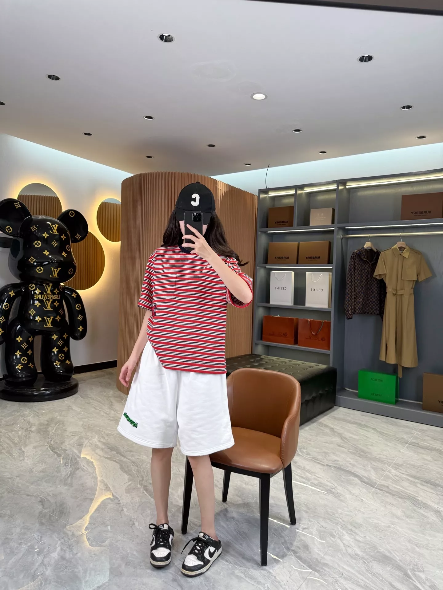 샤넬 코코 비치 스트라이프 반소매 티셔츠 상세 이미지 34