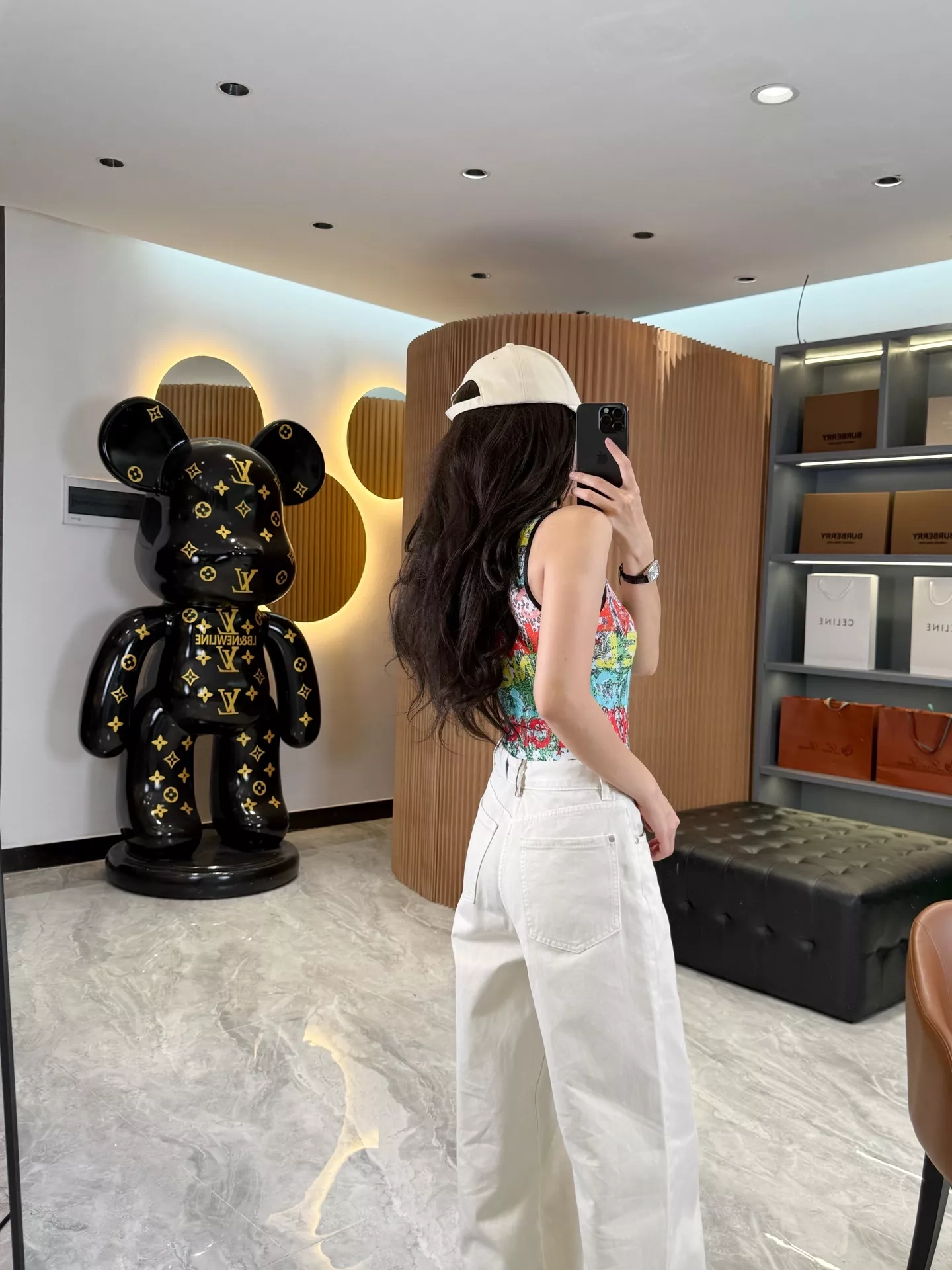 브루넬로쿠치넬리 미색 코튼 트윌 와이드 레그 파이브포켓 팬츠 상세 이미지 39