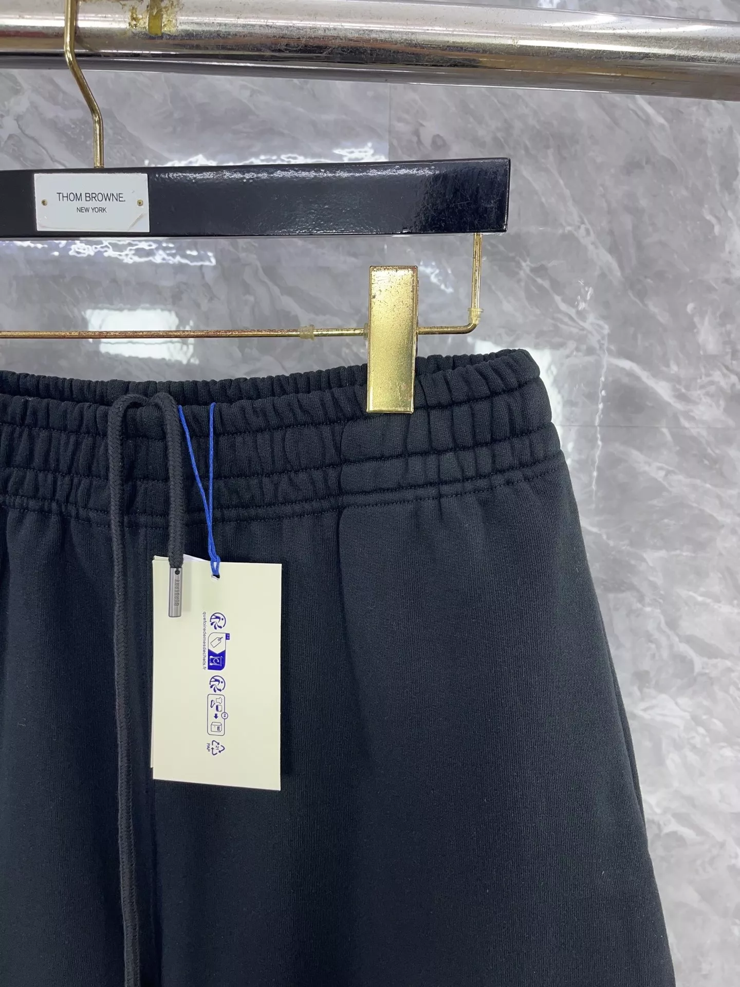 버버리 체크 플래그 레터링 반바지 상세 이미지 2