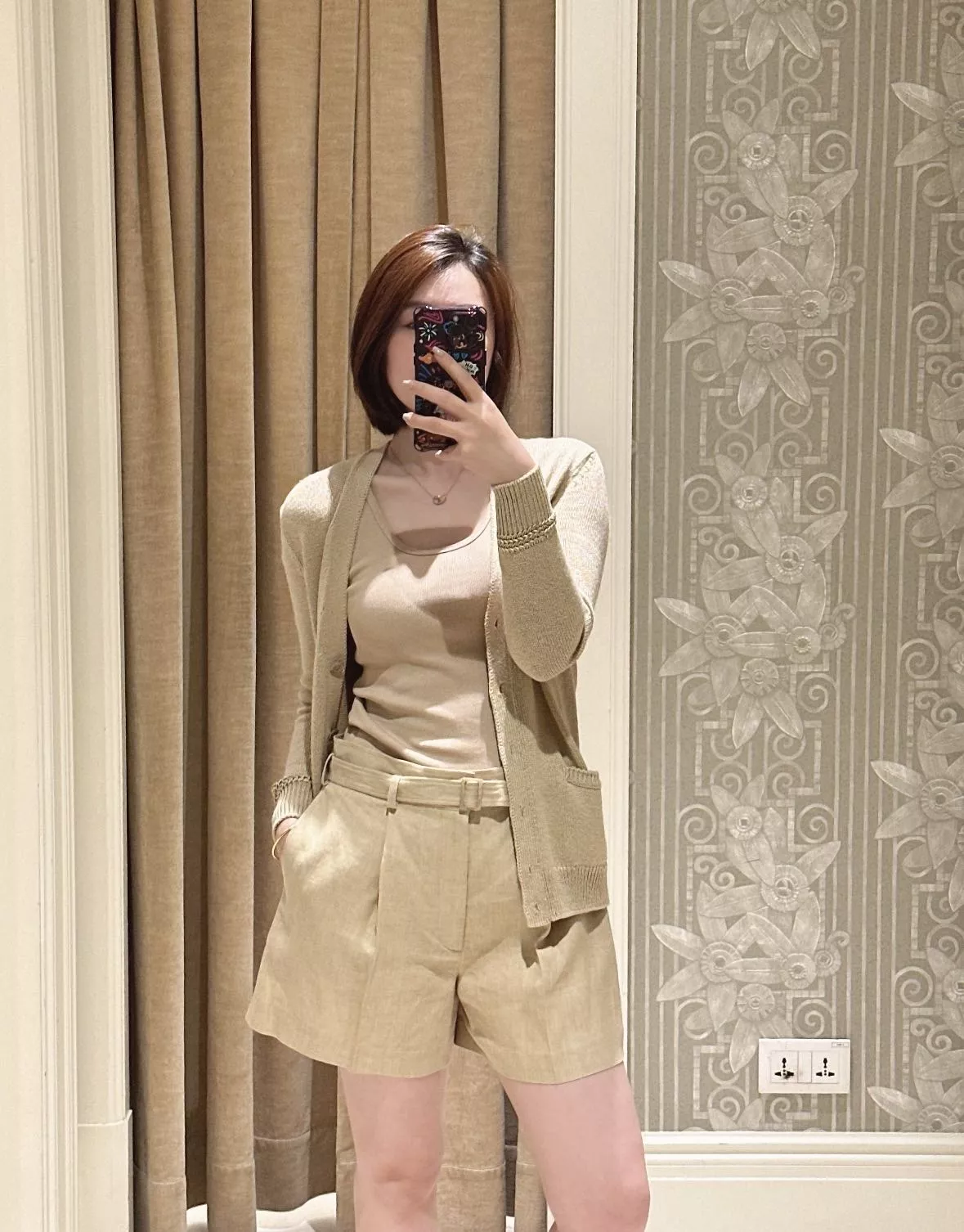 랄프로렌 여성 린넨 하이웨이스트 반바지 상세 이미지 23