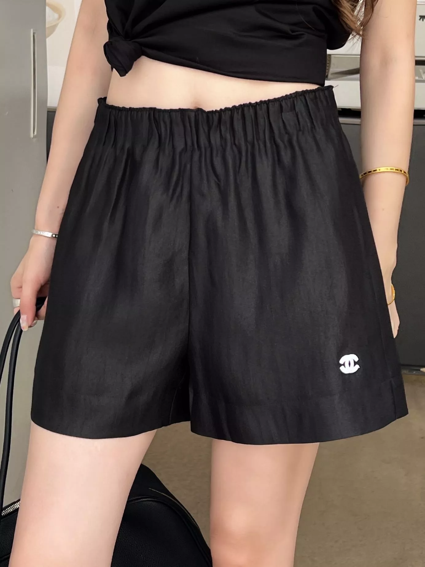 샤넬 여성 밴딩 하프 팬츠 상세 이미지 11