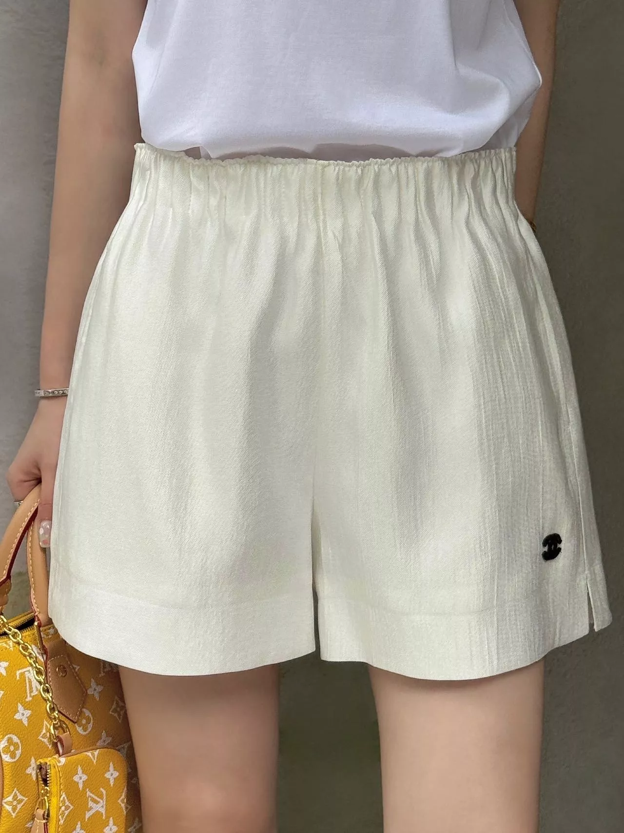 샤넬 여성 밴딩 하프 팬츠 상세 이미지 20