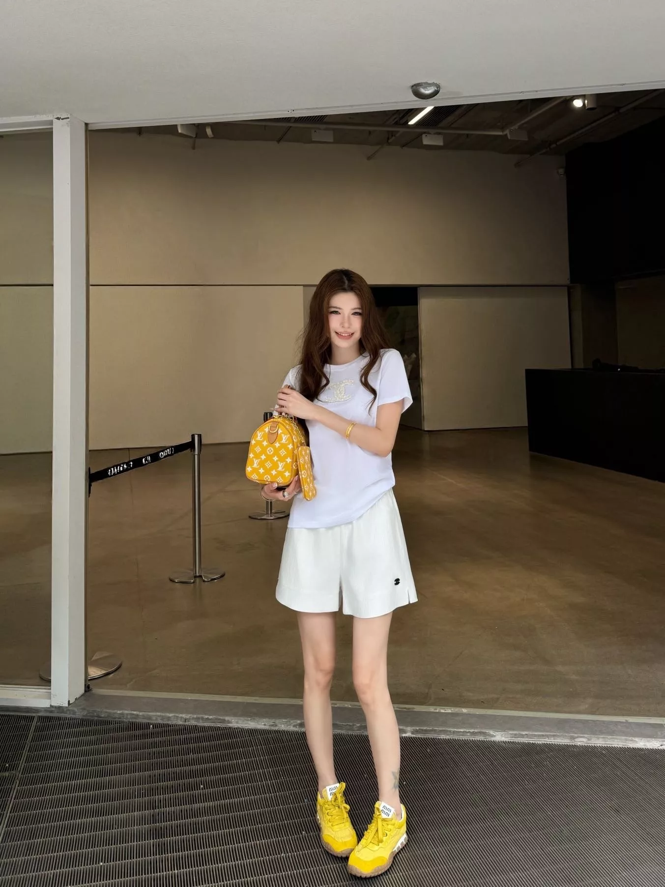 샤넬 여성 밴딩 하프 팬츠 상세 이미지 25