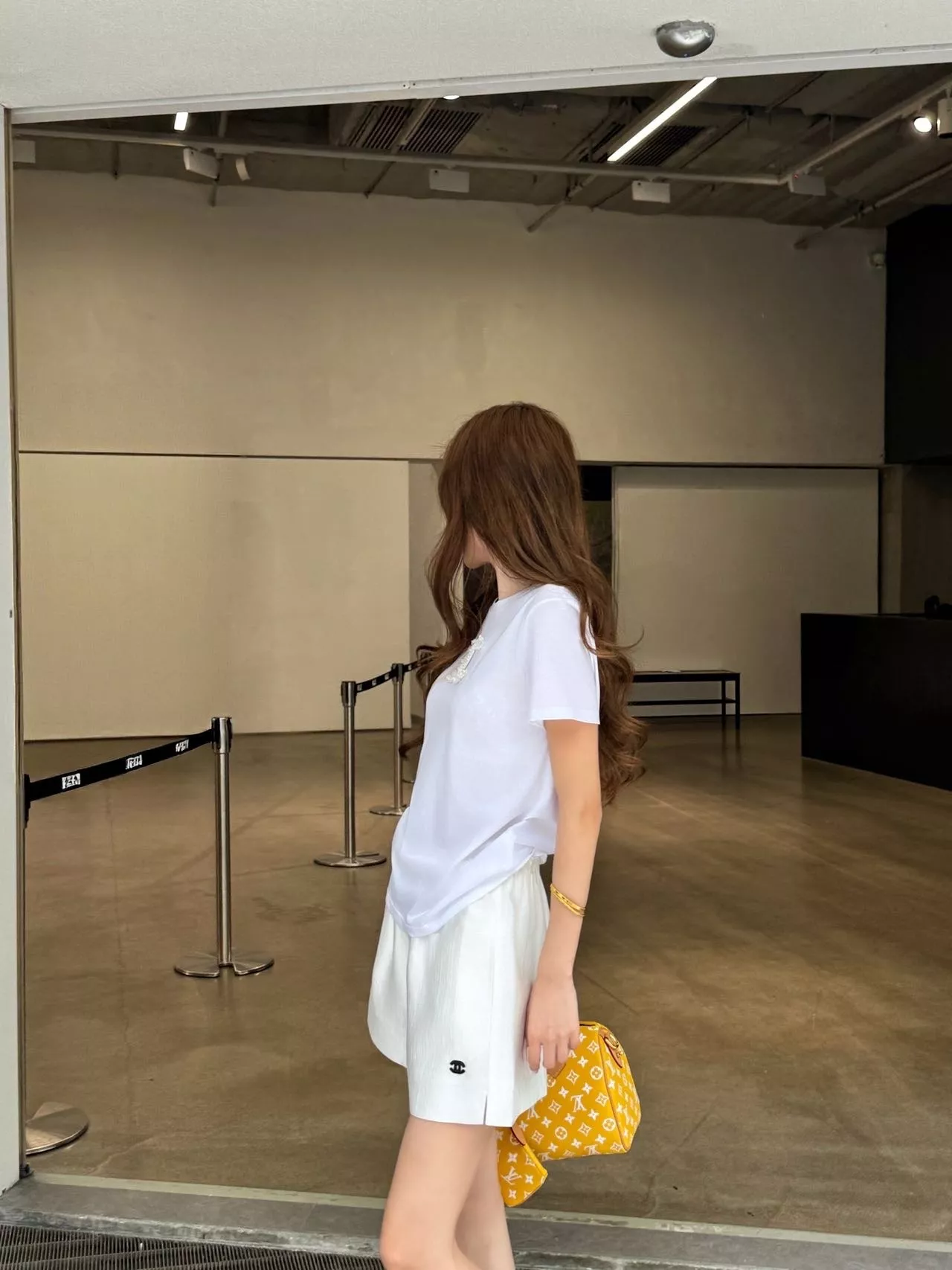 샤넬 여성 밴딩 하프 팬츠 상세 이미지 27