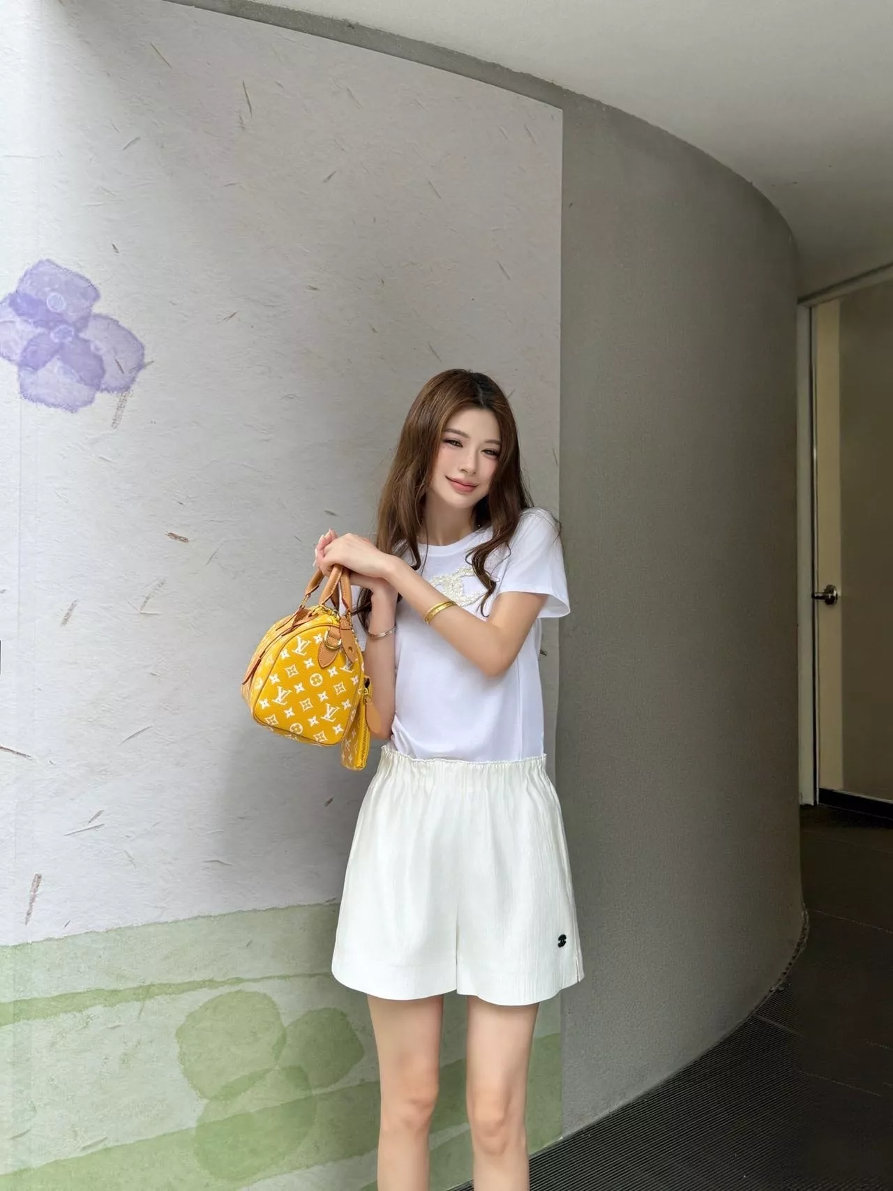 샤넬 여성 밴딩 하프 팬츠 상세 이미지 24
