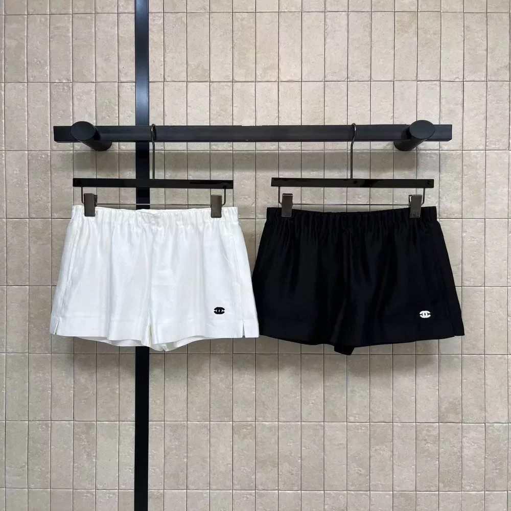 샤넬 여성 밴딩 하프 팬츠