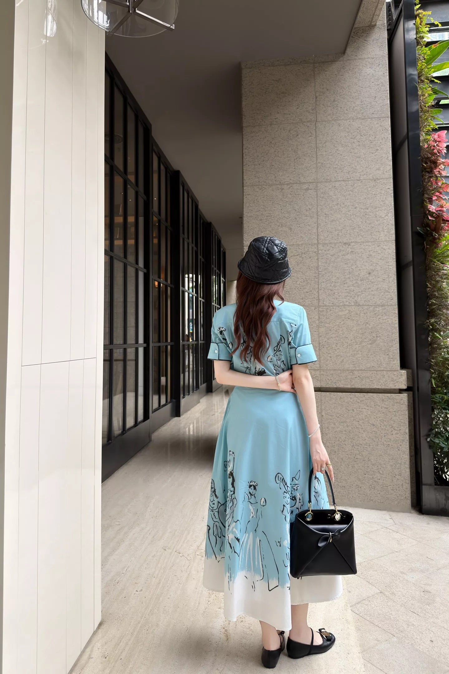 디올 블루 프린트 A라인 스커트 상세 이미지 25