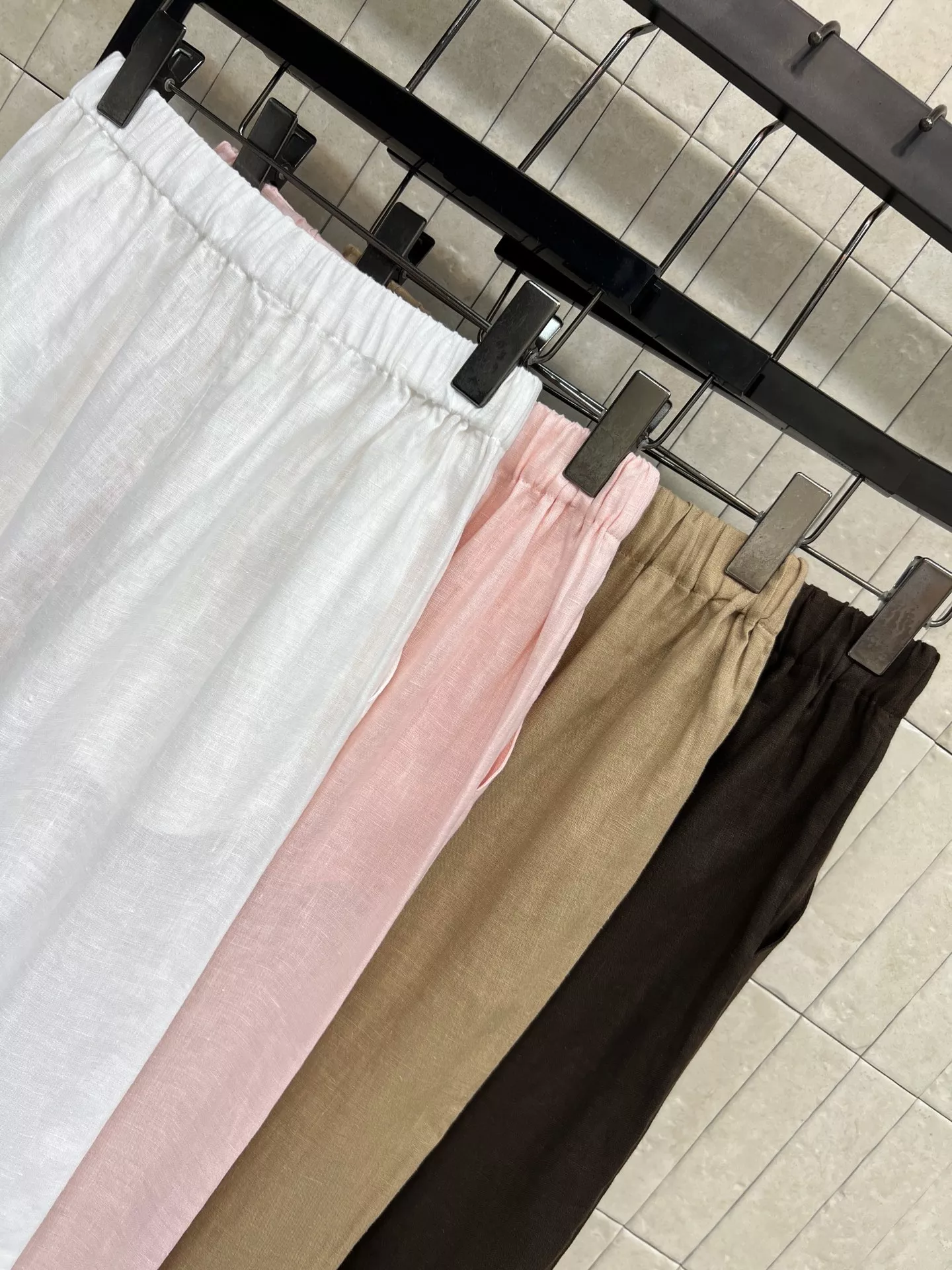 로로피아나 린넨 스트레이트 롱 팬츠 상세 이미지 8