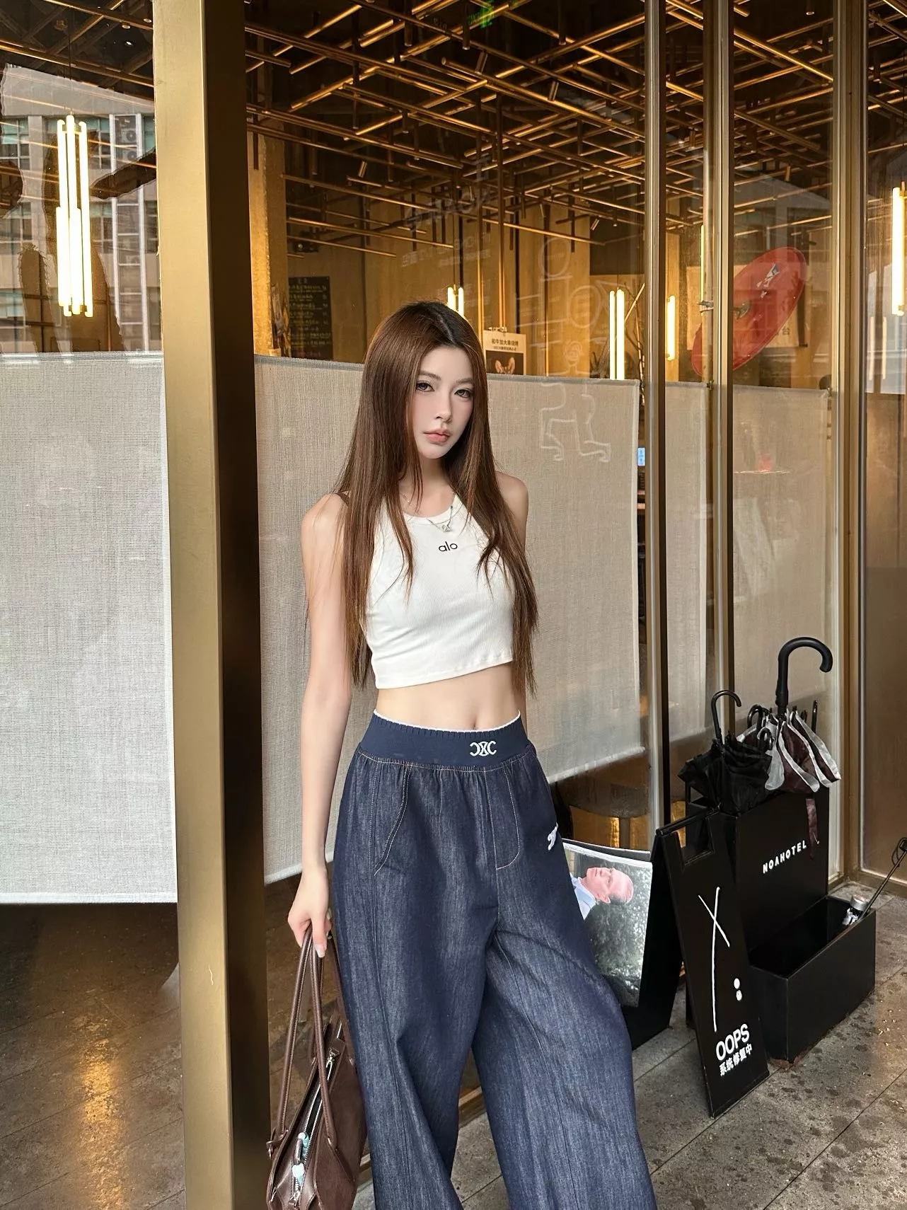 셀린느 여성 하이웨이스트 롱 팬츠 상세 이미지 13