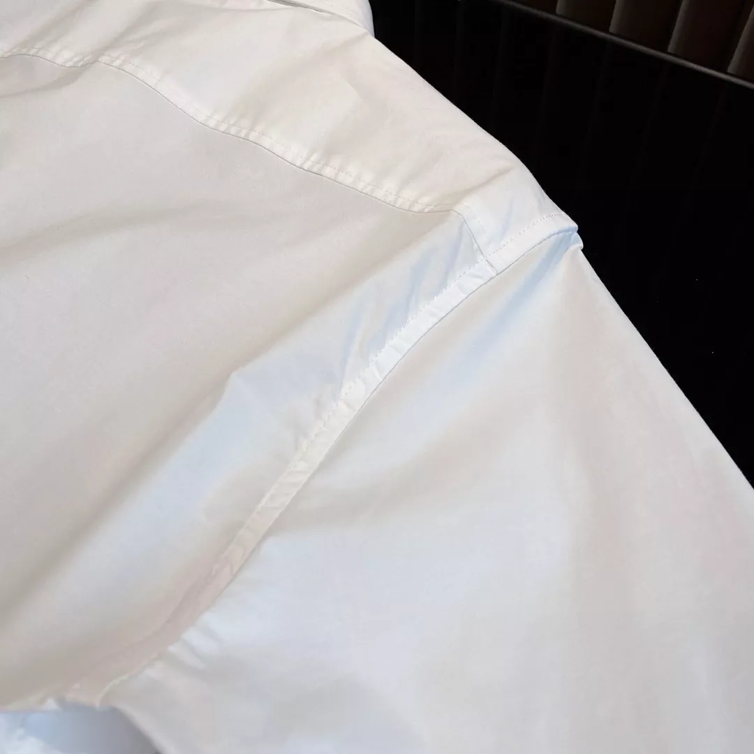 버버리 기사 로고 자수 반소매 코튼 셔츠 상세 이미지 68