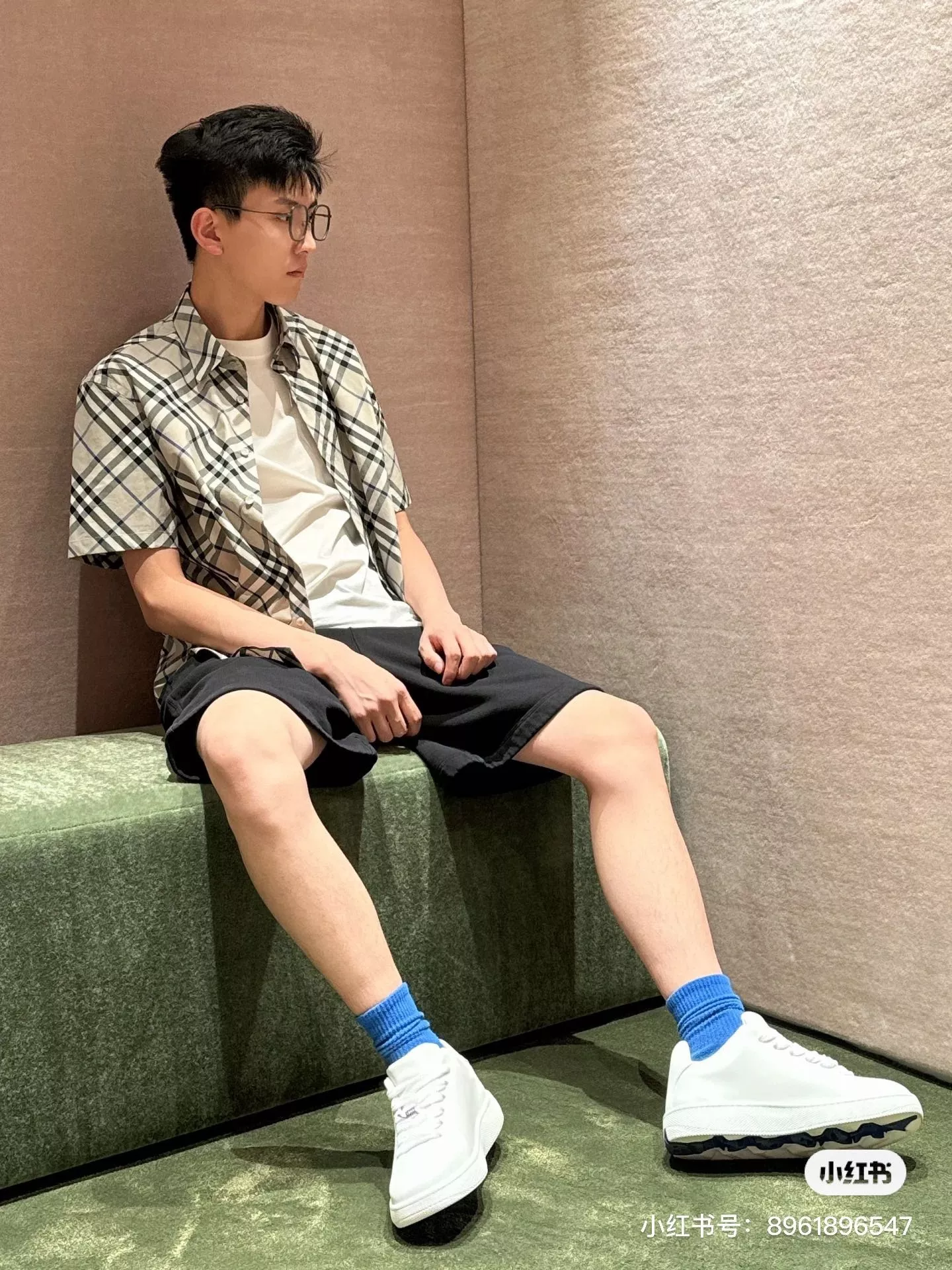 버버리 빈티지 체크 코튼 반소매 셔츠 상세 이미지 31
