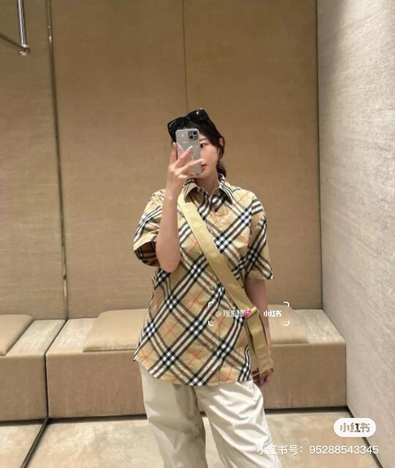 버버리 빈티지 체크 코튼 반소매 셔츠 상세 이미지 27