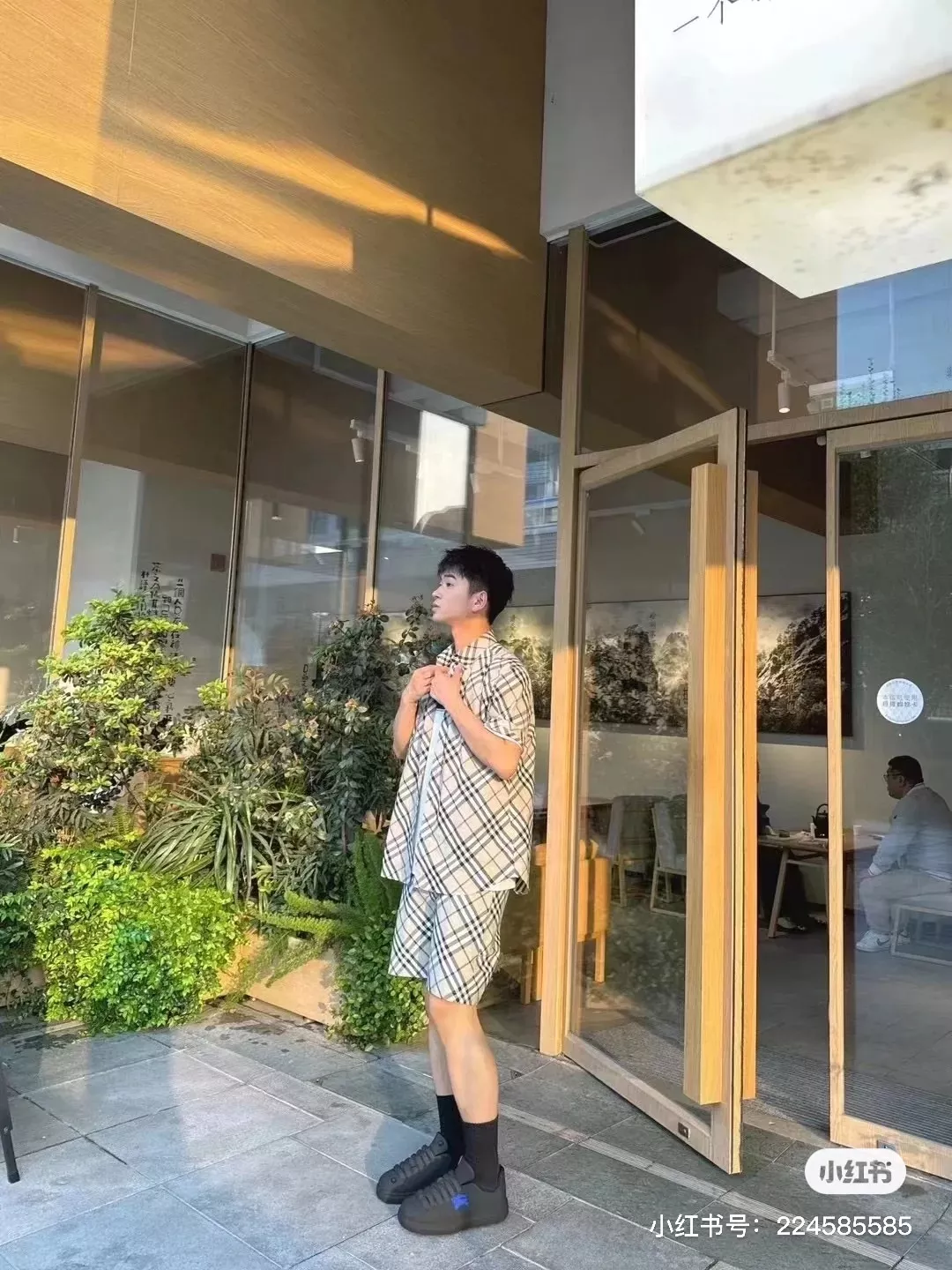 버버리 빈티지 체크 코튼 반소매 셔츠 상세 이미지 32