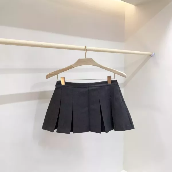 톰브라운 여성 플리츠 미니 스커트