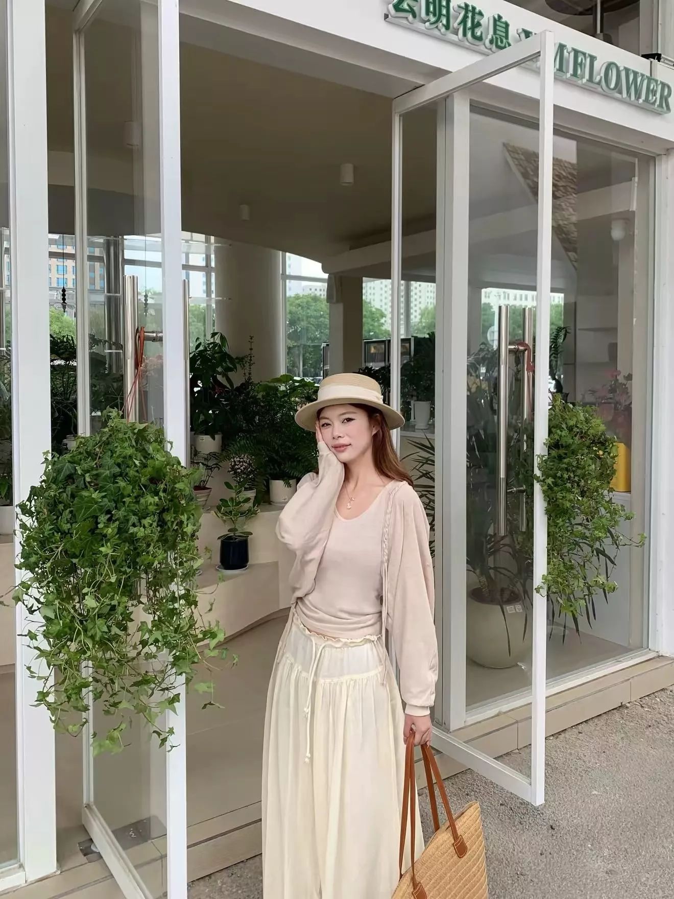 더로우 여성 롱 와이드 큐롯 팬츠 상세 이미지 48