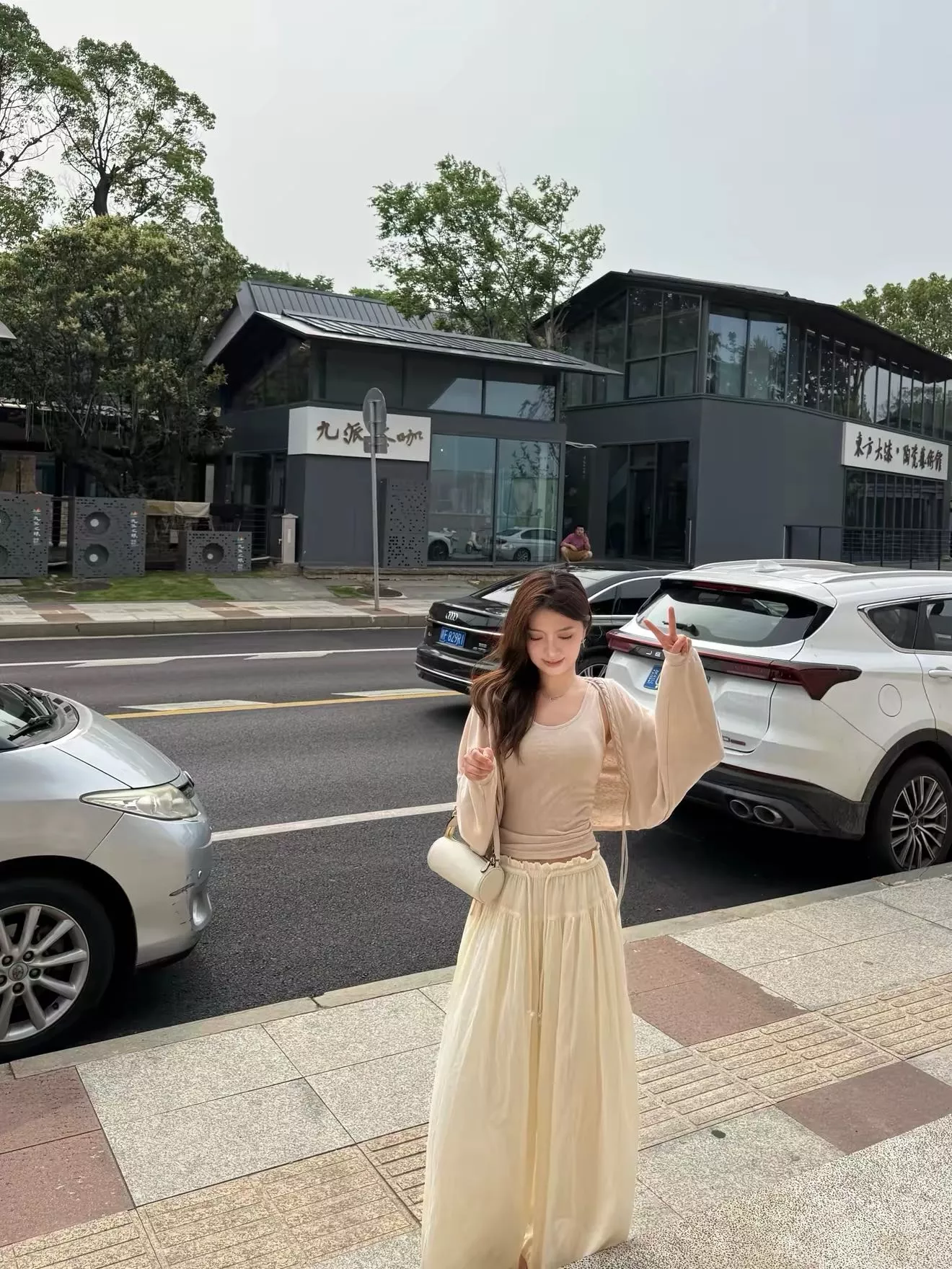 더로우 여성 롱 와이드 큐롯 팬츠 상세 이미지 82