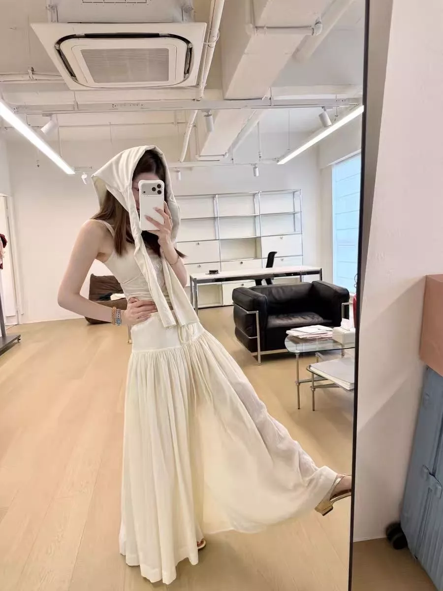 더로우 여성 롱 와이드 큐롯 팬츠 상세 이미지 19