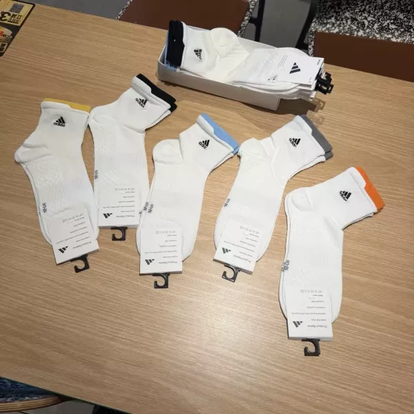 아디다스 커플 단목 양말 5족 세트