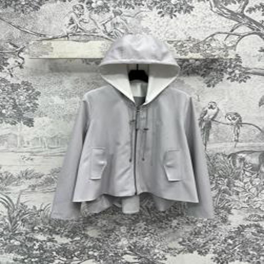 로에베 25FW 후드 지퍼 롱 슬리브 케이프 자켓
