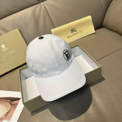 버버리 타이거 프린트 포인트 캔버스 볼캡