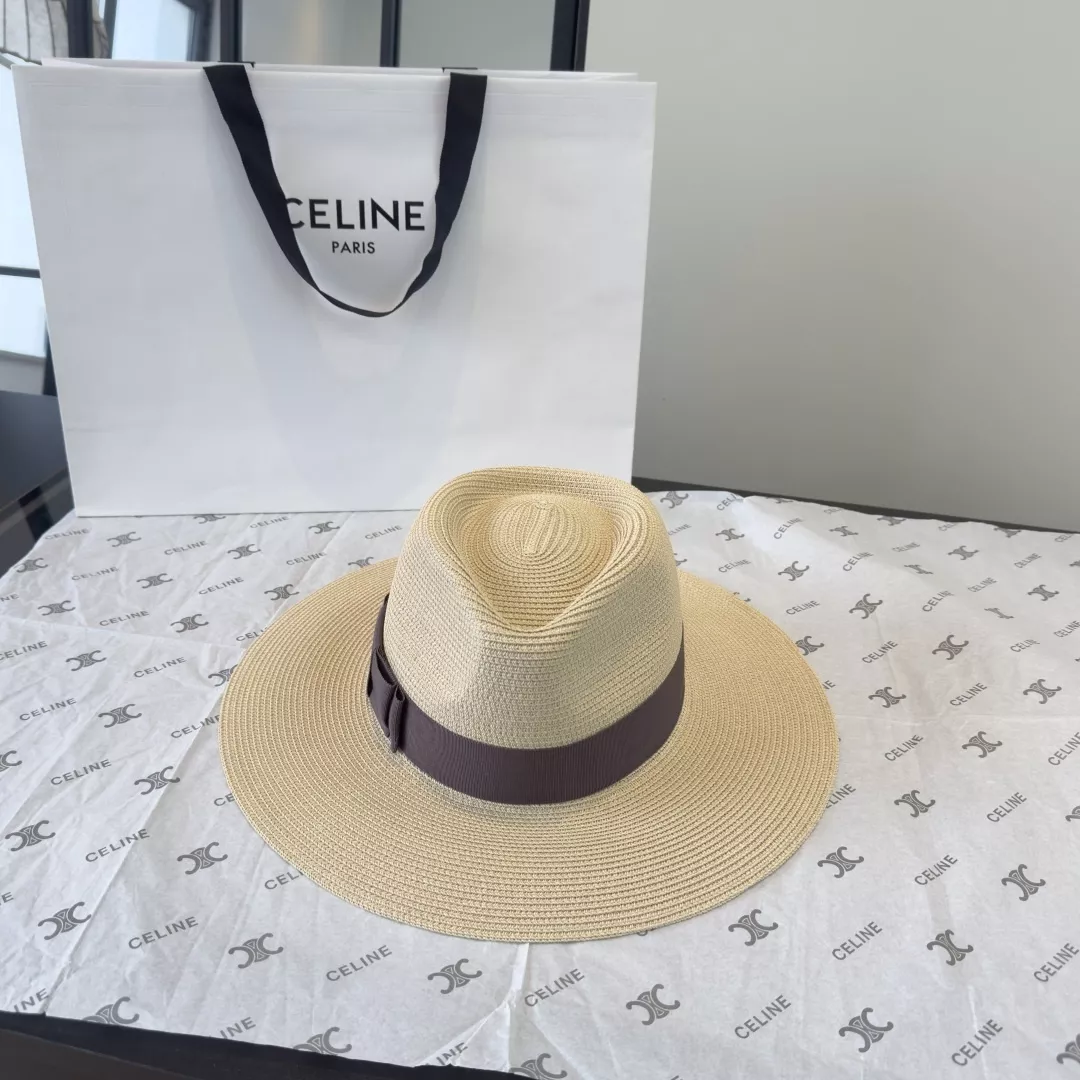 셀린느 밀짚 소재 썬햇 상세 이미지 3