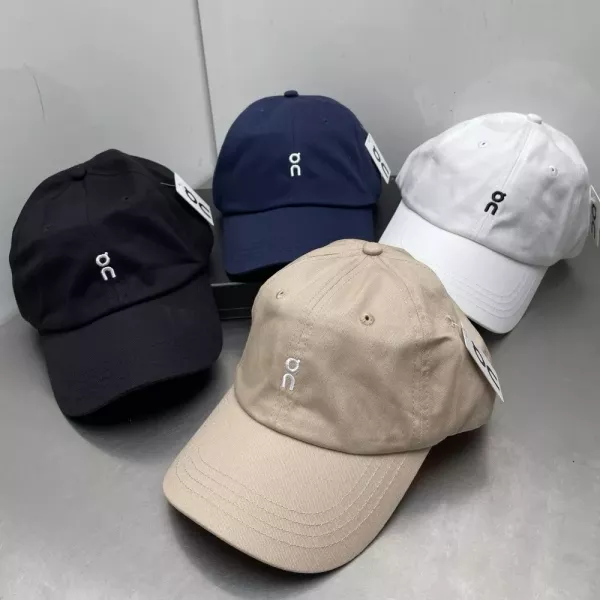 온러닝 자수 로고 베이스볼 캡