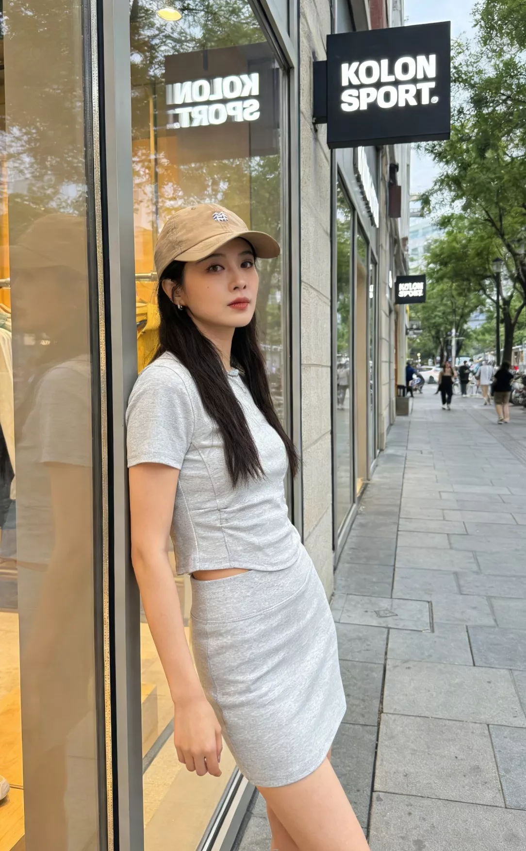 코오롱스포츠 속건 봄여름용 야구모자 상세 이미지 3