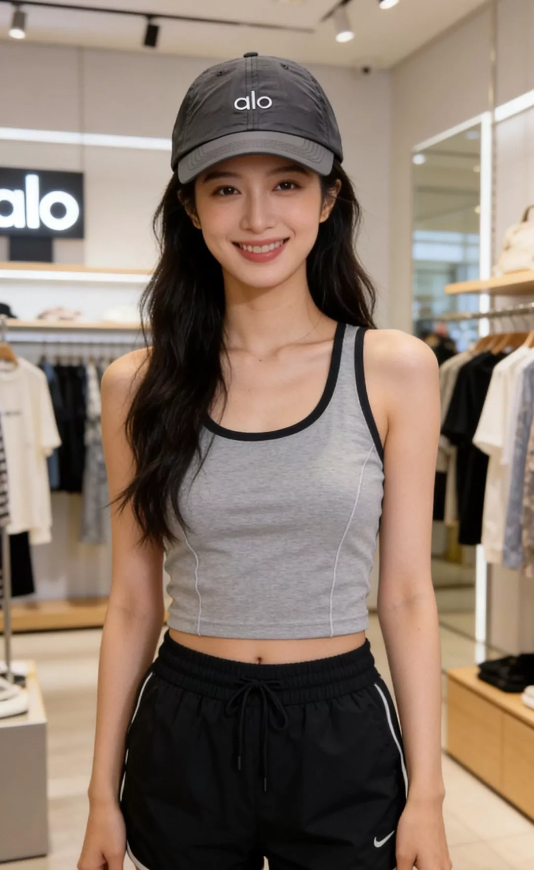 알로요가 속건 소재 베이스볼 캡 상세 이미지 2