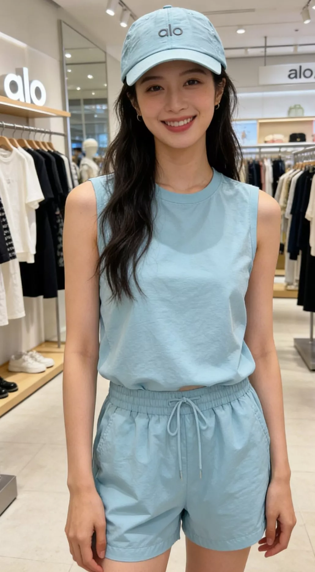 알로요가 속건 소재 베이스볼 캡 상세 이미지 4